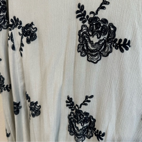 Free People White and Black Floral Mini Dress - Picture 5 of 16